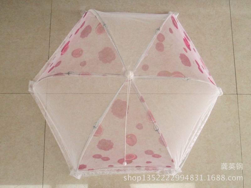 小玲瓏活動菜罩 傘形折疊  網佈食物罩 廚房工具  9.9百貨批發工廠,批發,進口,代購