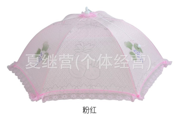 廠傢直銷高檔大號折疊蕾絲飯菜罩子 餐桌罩 罩菜傘防蚊蠅蓋剩菜罩工廠,批發,進口,代購
