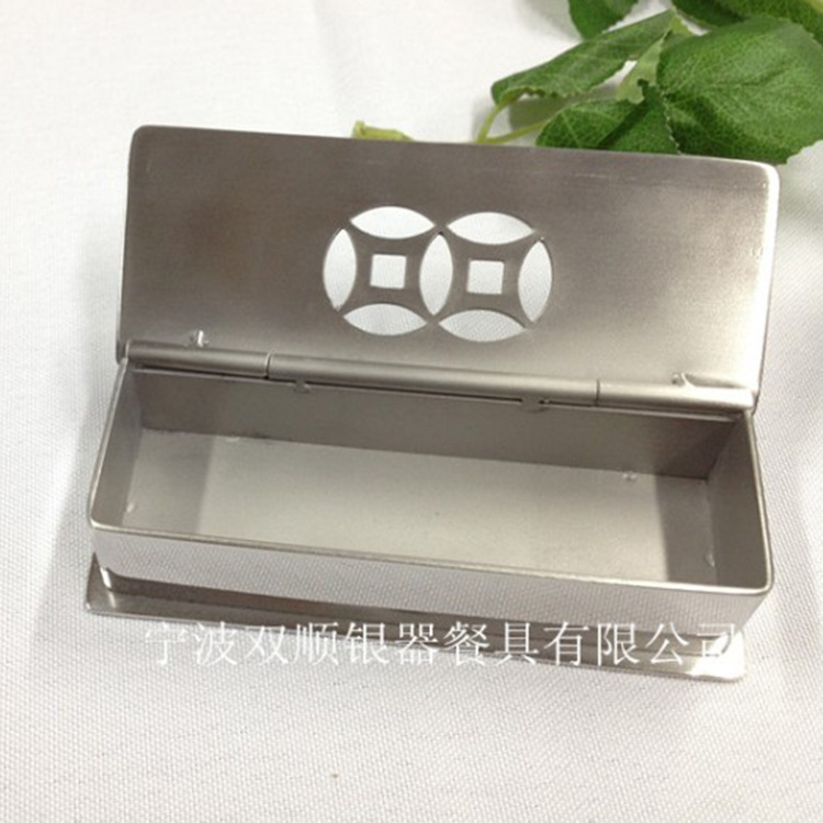 專業定做創意不銹鋼牙簽盒 銅錢牙簽盒 酒店個性簡約風牙簽盒批發・進口・工廠・代買・代購