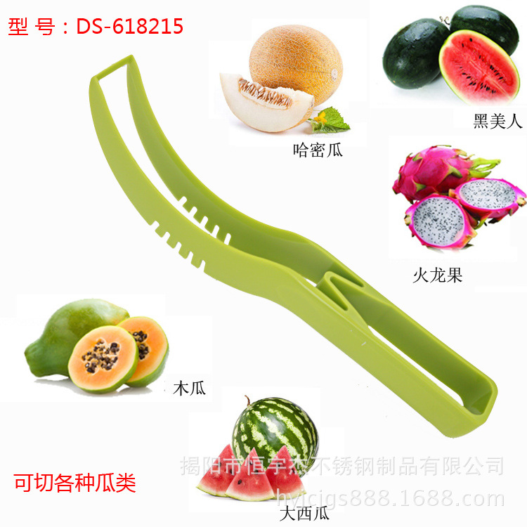 廠傢批發含包裝水果分切器 哈密瓜切片器 不銹鋼切西瓜神器西瓜切工廠,批發,進口,代購