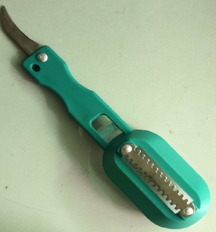 不銹鋼魚鱗刨帶蓋刮魚鱗器廚房去鱗器工具殺魚器刨刀去魚鱗工廠,批發,進口,代購