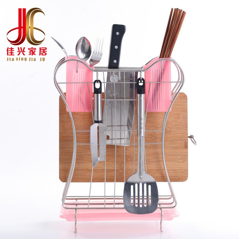 廚房優質不銹鋼多用刀架多功能廚房砧板鍋鏟架子批發砧板架筷籠批發・進口・工廠・代買・代購