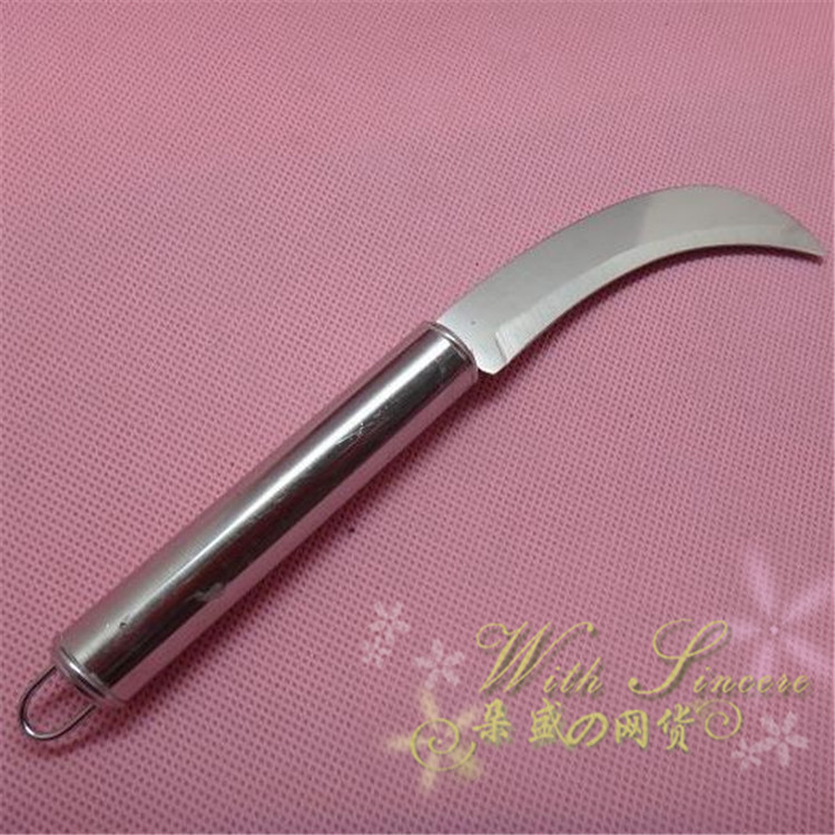 滿優惠 彎頭塑料套水果刀 菠蘿刀 廚房小工具 義烏兩元批發產品工廠,批發,進口,代購