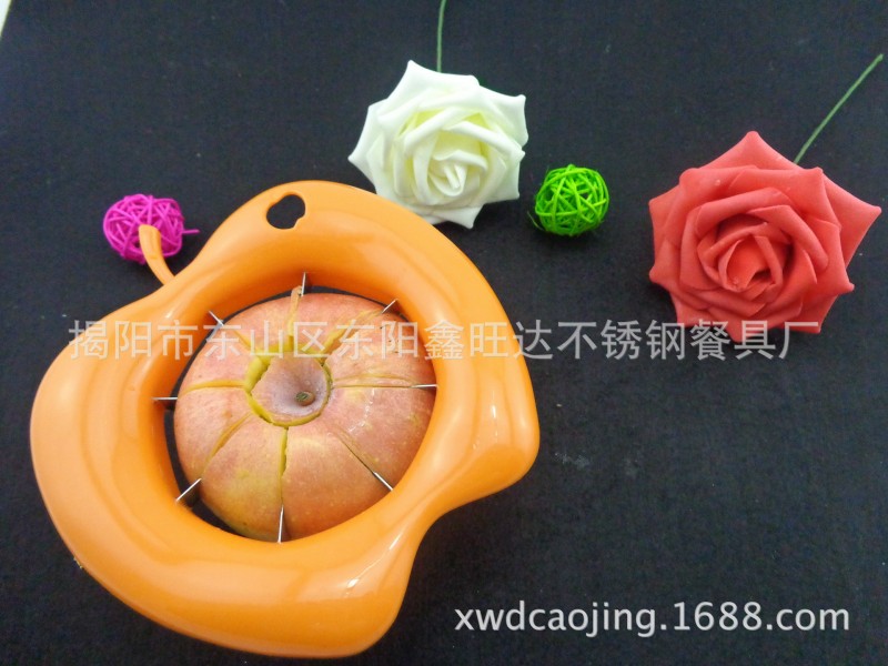 廠傢直供 不銹鋼蘋果器 水果切 蘋果切片器工廠,批發,進口,代購