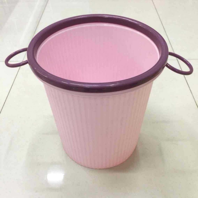 9004雙耳垃圾桶豎條紋口徑24高26底19cm 60每件批發・進口・工廠・代買・代購