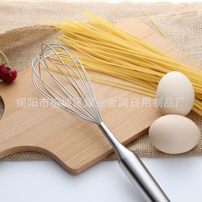 現貨供應不銹鋼空心柄打蛋器 傢用手動攪拌器 和麵器 烘焙工具批發・進口・工廠・代買・代購