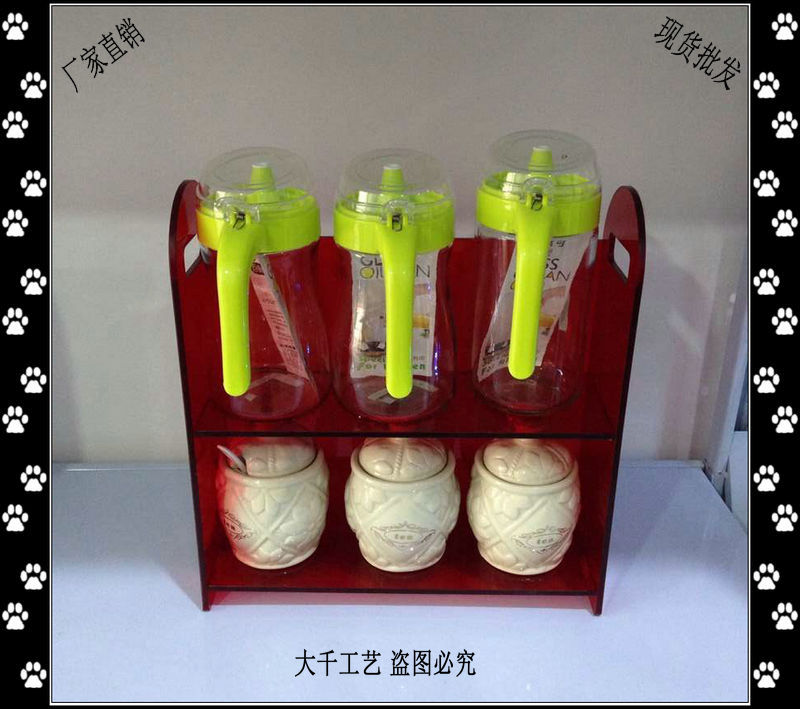 廠傢直供高檔多功能組合廚房套具調味料置物架 亞克力收納架工廠,批發,進口,代購