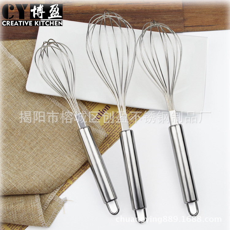 淘寶熱銷 201無磁打蛋器 圓管手柄攪拌器 和麵 沙拉器 烘焙工具工廠,批發,進口,代購