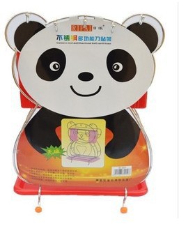 不銹鋼熊貓刀架儲物架工廠,批發,進口,代購