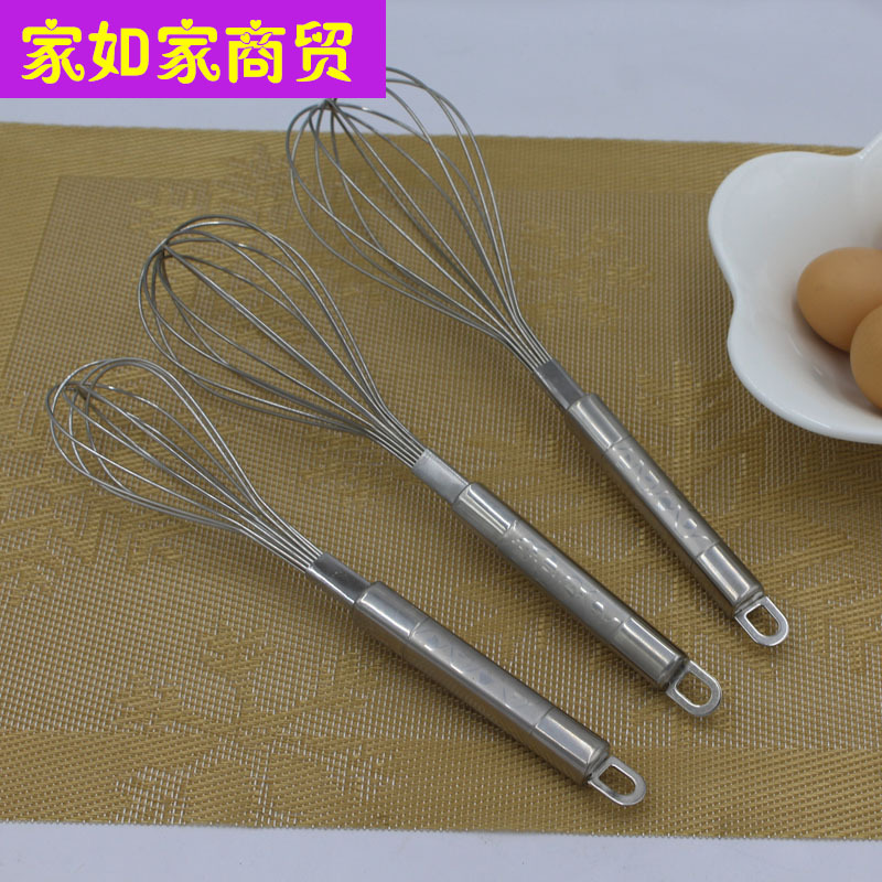 廠傢直銷 不銹鋼圓柄打蛋器 傢用雞蛋攪拌器 手持手動批發・進口・工廠・代買・代購