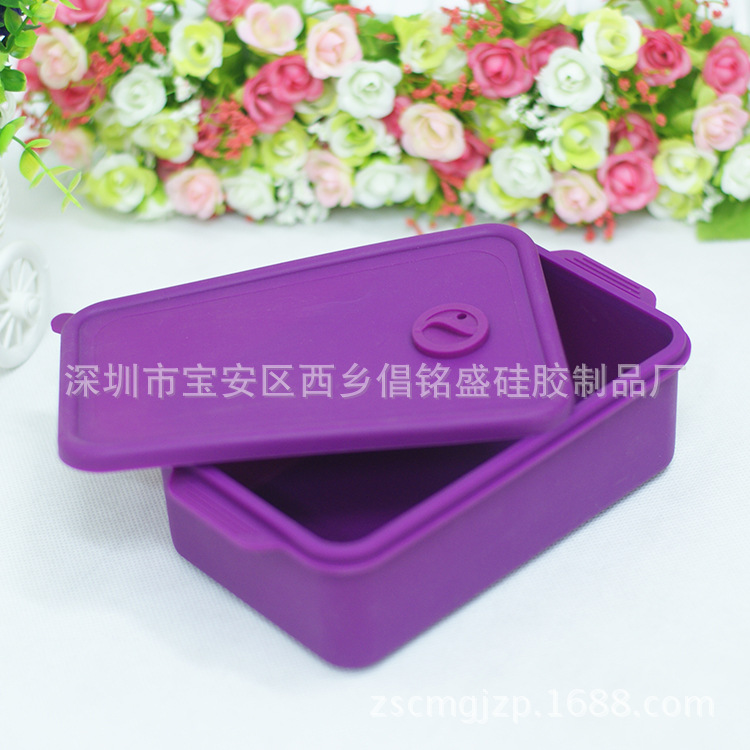 廠傢批發廚房工具矽膠飯盒便當微波爐午餐盒戶外旅行保鮮盒可定製批發・進口・工廠・代買・代購