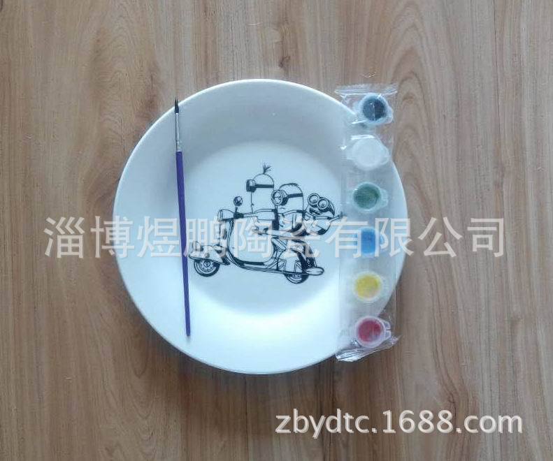 低價銷售 DIY彩繪陶瓷盤子 dishini促銷品批發・進口・工廠・代買・代購