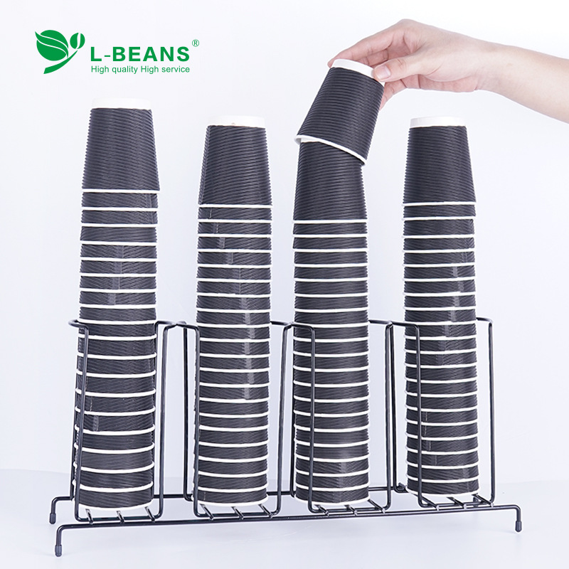 L-BEANS 不銹鋼咖啡紙杯架外帶紙杯收納架 紙杯蓋架 分杯器工廠,批發,進口,代購