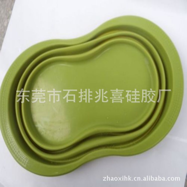 實用型可折疊矽膠菜盆 水果盤水果藍矽膠盆批發・進口・工廠・代買・代購