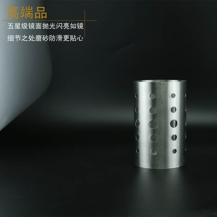 無磁廠傢直銷不銹鋼筷子筒筷籠大號小號沖孔直行工廠,批發,進口,代購