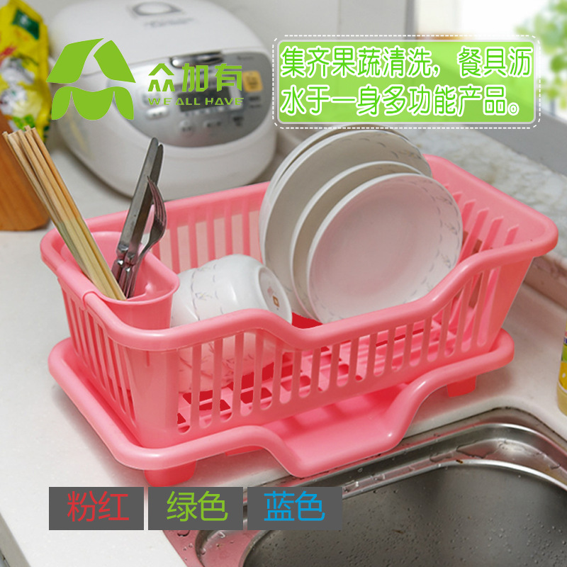 廠傢直銷 瀝水碗架 廚房實用PP食品級塑料置物瀝水 多用瀝水碗架工廠,批發,進口,代購