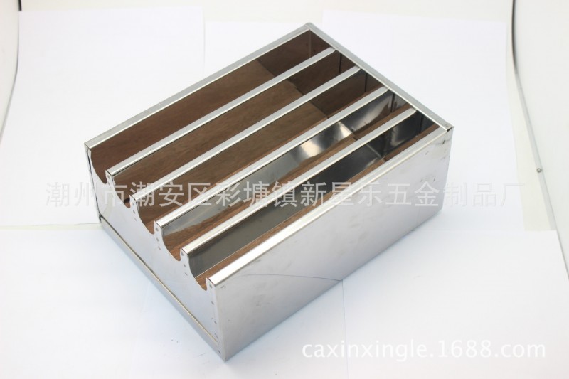 不銹鋼刀箱 帶磁多格刀架 刀架 三/四/五格無蓋刀箱工廠,批發,進口,代購