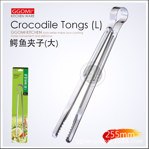 GG201 GGOMI鱷魚夾子(大)不銹鋼夾子廚房小工具食物夾食品夾工廠,批發,進口,代購