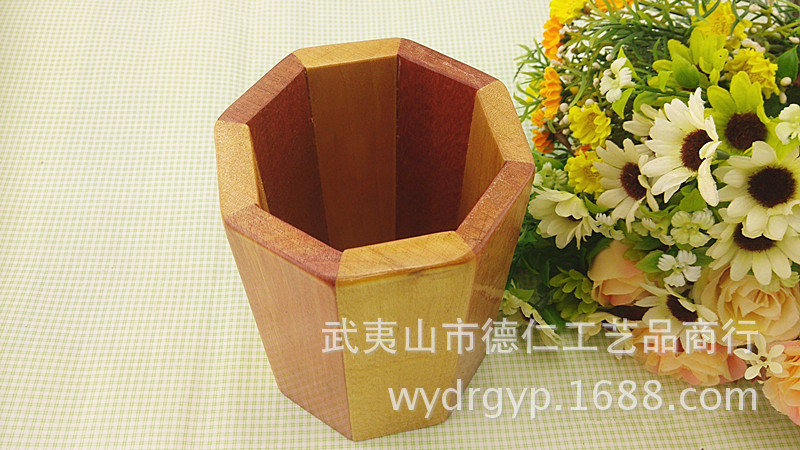 廠傢直銷超低價木製筷子筒八角形筷子籠整件出貨可定做工廠,批發,進口,代購