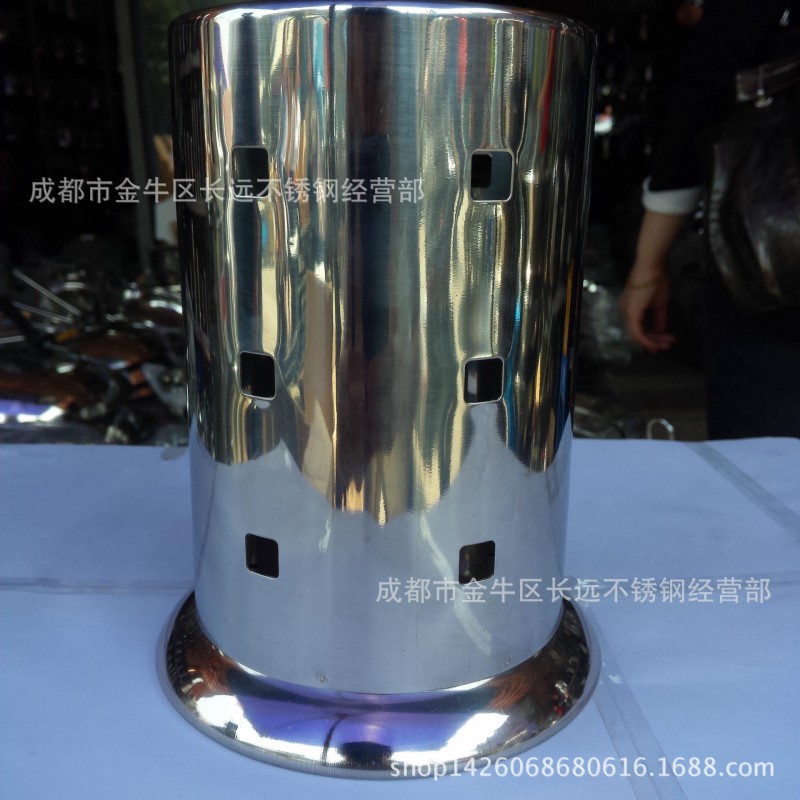 金佳達牌無磁帶腳帶孔筷筒/不銹鋼筷籠工廠,批發,進口,代購