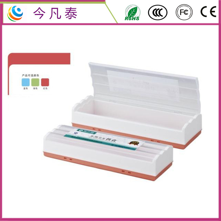 廠傢供應 塑料衛生筷子籠 透明帶蓋密封分隔多功能筷子盒工廠,批發,進口,代購