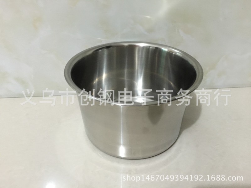 廠傢直銷加厚無磁銹鋼味盅  燉盅 直身打蛋盆 加高調味盆工廠,批發,進口,代購