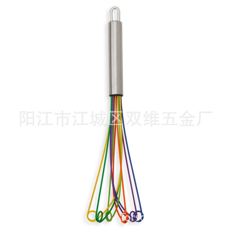 江城矽膠打蛋器廠傢 矽膠手動打蛋器 鋼柄矽膠打蛋器 雙維批發・進口・工廠・代買・代購