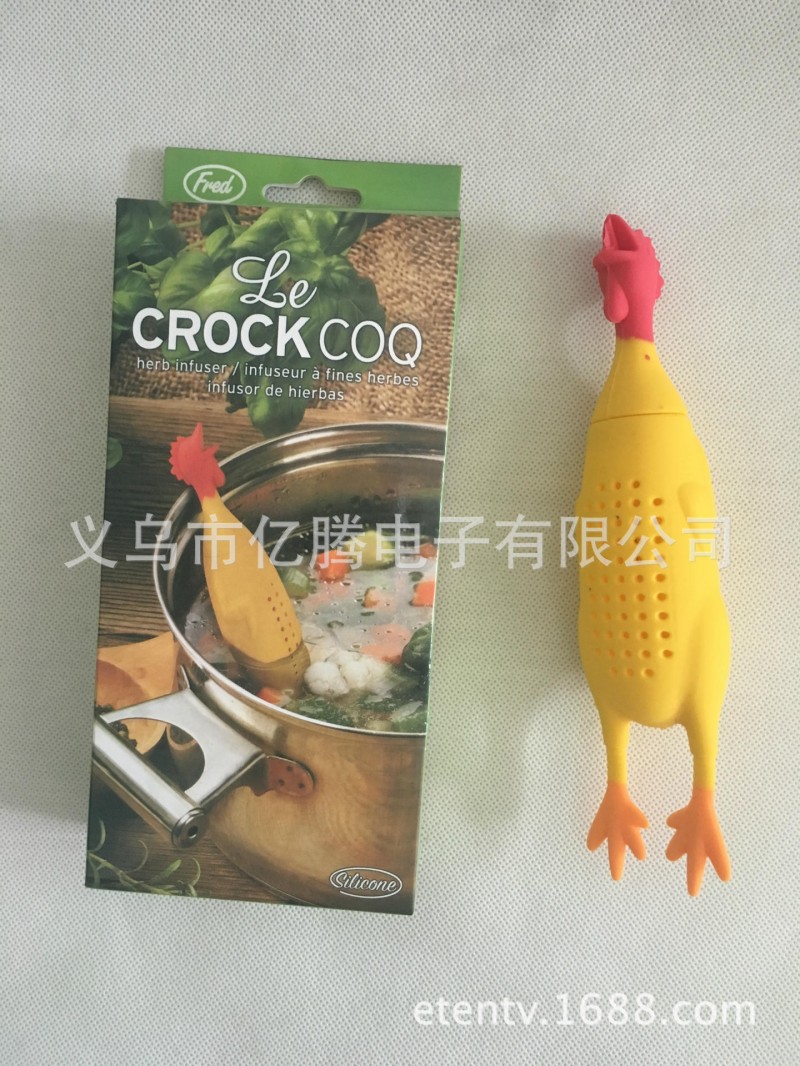 Fred Friends Le CROCK COQ Chicken 慘叫雞矽膠調料盒 TV產品批發・進口・工廠・代買・代購