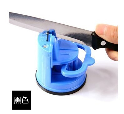 韓國TV流行瘋搶傢用純正鎢鋼磨刀器 最新款吸盤式磨刀器(黑色)工廠,批發,進口,代購