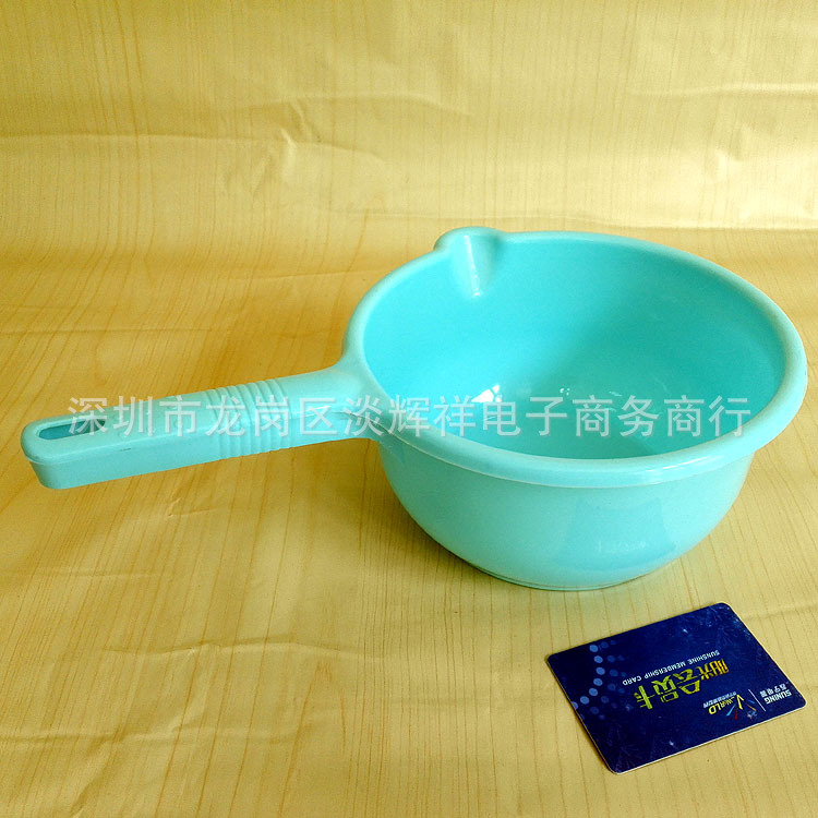 蘭色塑料帶嘴水舀 塑料水瓢大水勺 傢居廚房圓形水舀帶手柄批發工廠,批發,進口,代購