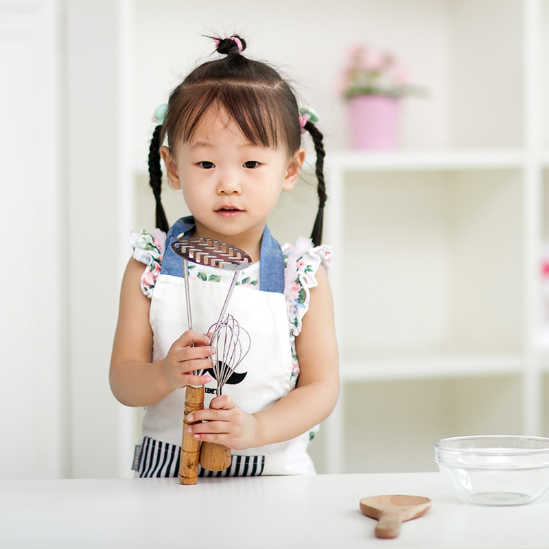 韓版加厚純棉佈防污圍裙 卡通小孩吃飯圍兜-兒童圍裙胡子款批發・進口・工廠・代買・代購