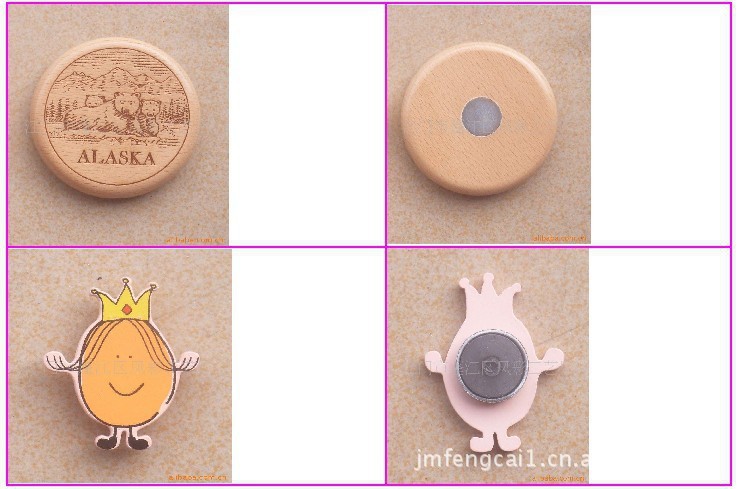 【激光雕刻生產、定製】可愛卡通造型冰箱貼，黑板貼等木質工藝品工廠,批發,進口,代購