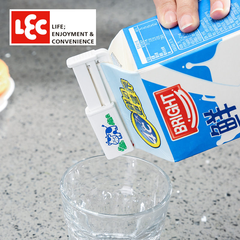 日本麗固LEC 創意塑料食品廚房茶葉牛奶保鮮密封夾子兩個裝工廠,批發,進口,代購