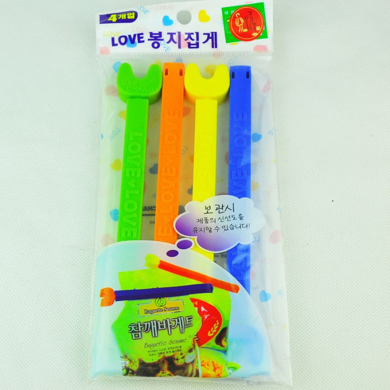 批發韓國創意日用百貨 實用小禮品 環保塑料 密封夾 食品封口夾子批發・進口・工廠・代買・代購
