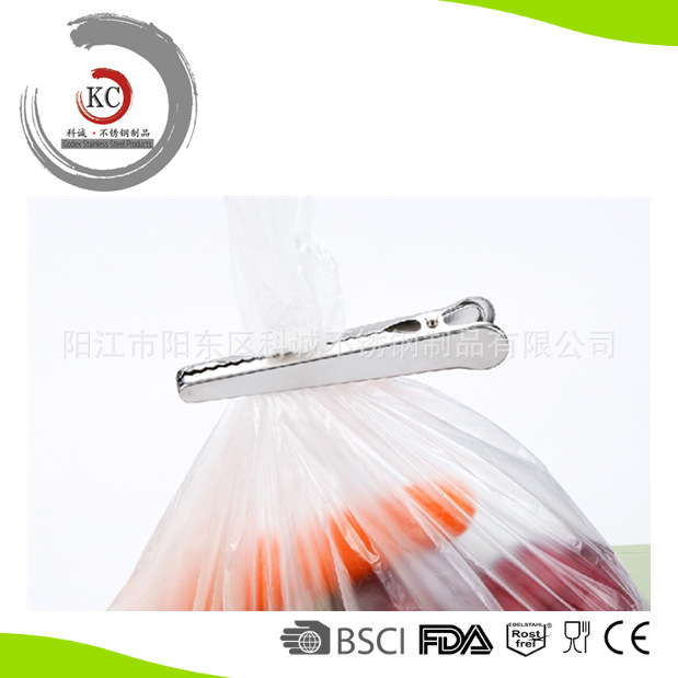 供應Seal clip 不銹鋼封口夾 bag clip / food clip2pcs/ 套工廠,批發,進口,代購