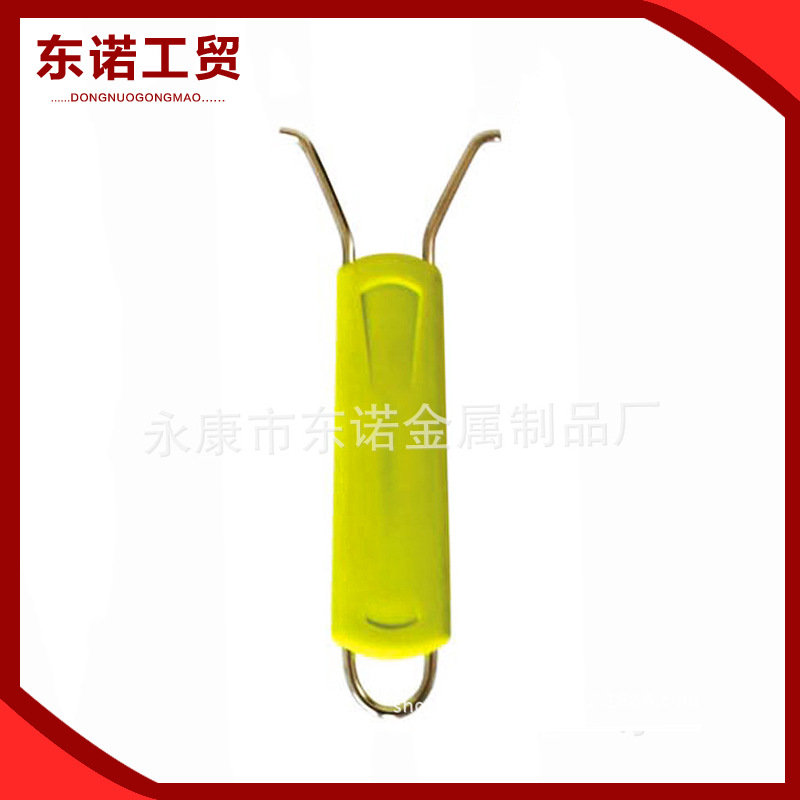 鍋具配件 熒光黃不銹鋼鍋手柄 折疊煎盤手柄 高檔隔熱鍋手柄批發・進口・工廠・代買・代購