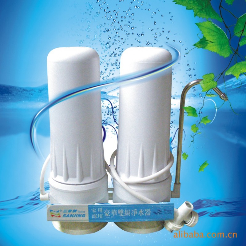 小額批發雙級傢用凈水器/傢用凈水機/生產商三景工廠,批發,進口,代購