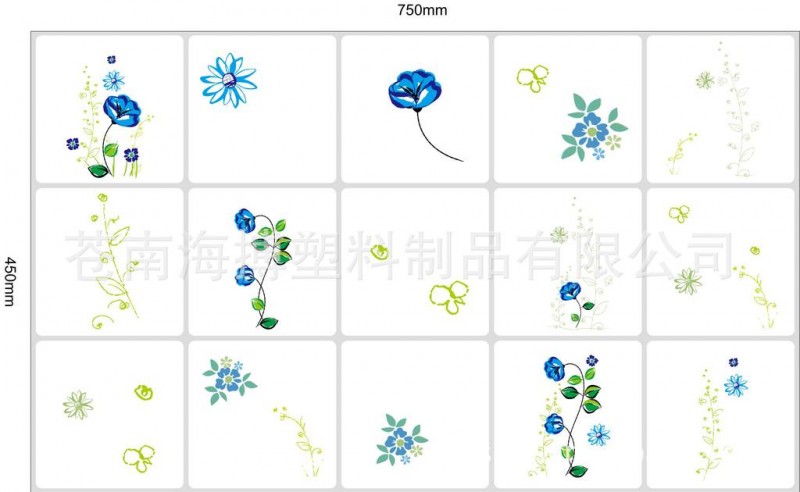 廚房油煙防油貼 粉花廚房瓷磚鋁珀防油貼紙 品牌瓷磚貼批發・進口・工廠・代買・代購