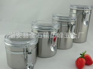 不銹鋼密封罐四件套 糖果罐 奶粉罐 儲物罐工廠,批發,進口,代購