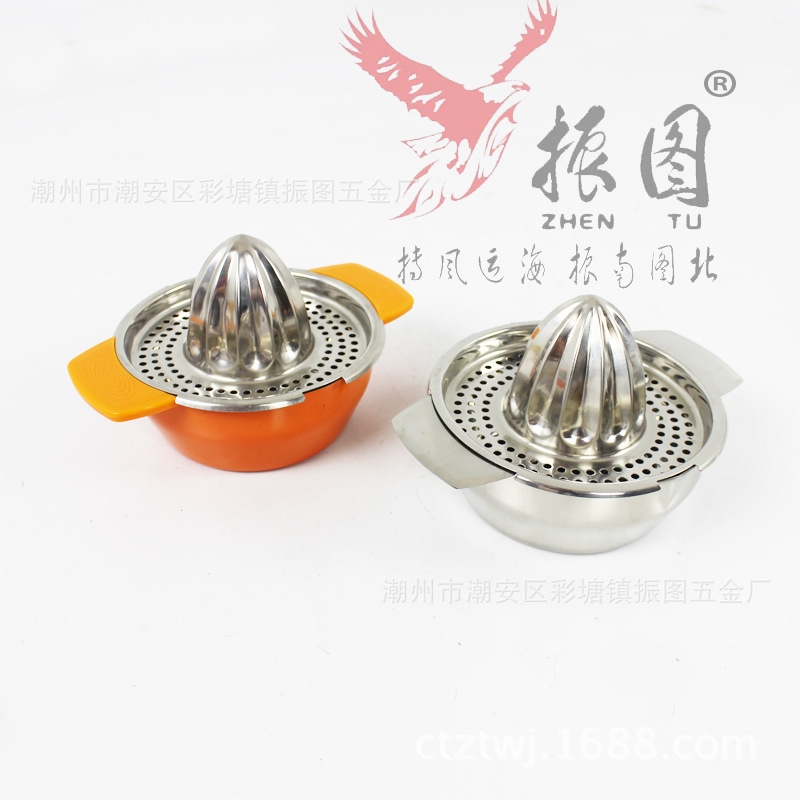 批發不銹鋼手動壓汁器 無磁檸檬壓汁器 榨汁機 百貨傢用小工具批發・進口・工廠・代買・代購