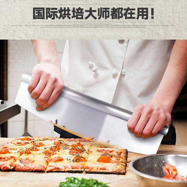 烘焙工具 半月披薩輪刀 商用比薩搖刀滾刀 半圓披薩搖刀 披薩切刀批發・進口・工廠・代買・代購