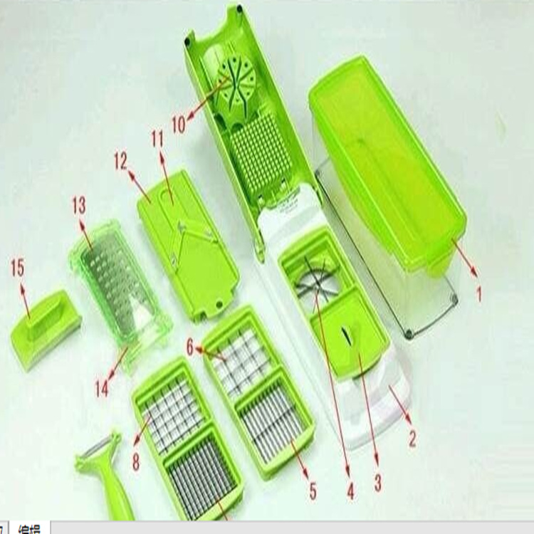 多功能切菜器 切土豆 12件套切菜器廠傢直銷一件代發切菜神器批發・進口・工廠・代買・代購