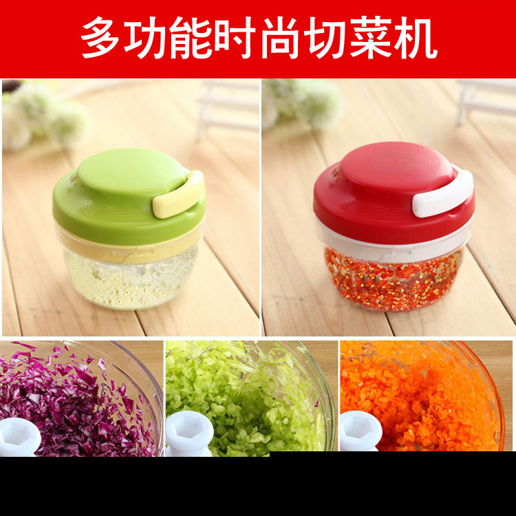 手拉蒜泥器傢用切菜器壓蒜器碎蒜絞餡迷你輔食碎菜機蒜蓉機批發・進口・工廠・代買・代購