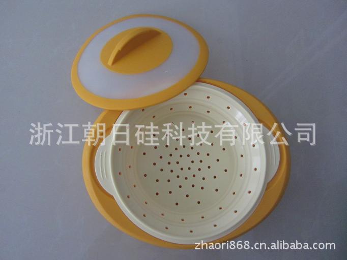 【款式新穎實用】可折疊 付漏籃 矽膠蒸鍋 矽膠碗套裝 環保食品級工廠,批發,進口,代購