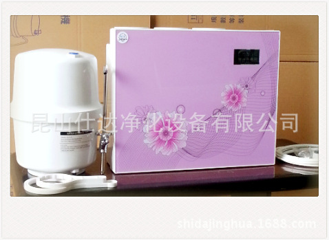 箱式50加侖LED顯示粉色麵板全自動傢用RO凈水機批發・進口・工廠・代買・代購