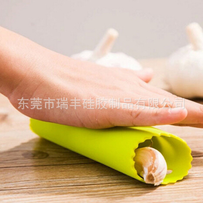 創意廚房工具 壓蒜器蒜泥器 矽膠大蒜手剝去皮器批發・進口・工廠・代買・代購