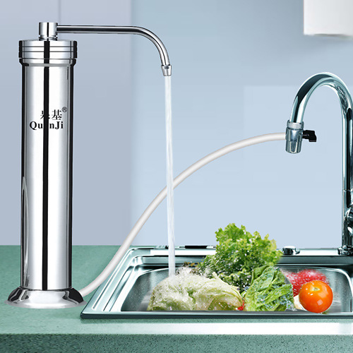 單筒臺式凈水器 傢用 廚房直飲凈水機 濾水器 陶瓷凈水器代理加盟工廠,批發,進口,代購