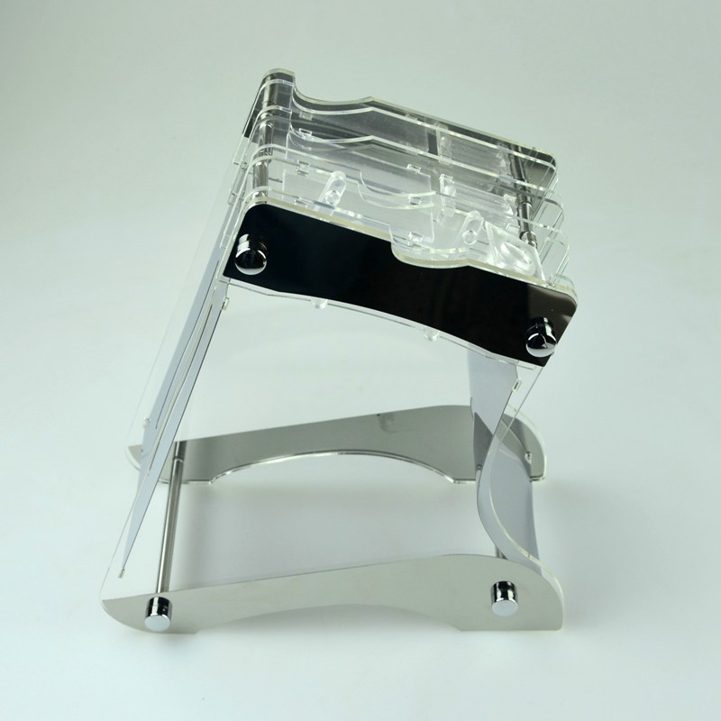 不銹鋼亞克力刀座 7件套廚房刀剪刀架 有機玻璃環保美觀實用透明工廠,批發,進口,代購