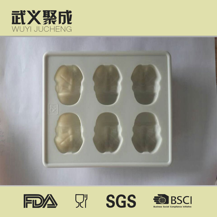 【廠傢直銷】食品矽膠6孔士兵頭巧克力模 軍人頭冰模 DIY烘焙模工廠,批發,進口,代購
