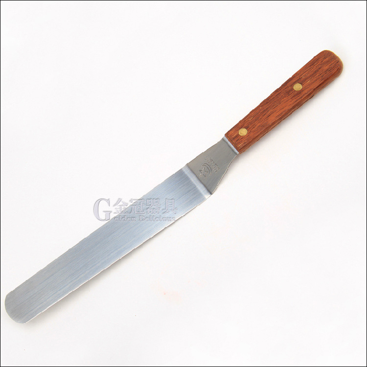 不銹鋼吻刀/麵包刀-8寸曲吻刀 烘培用品 抹刀批發・進口・工廠・代買・代購